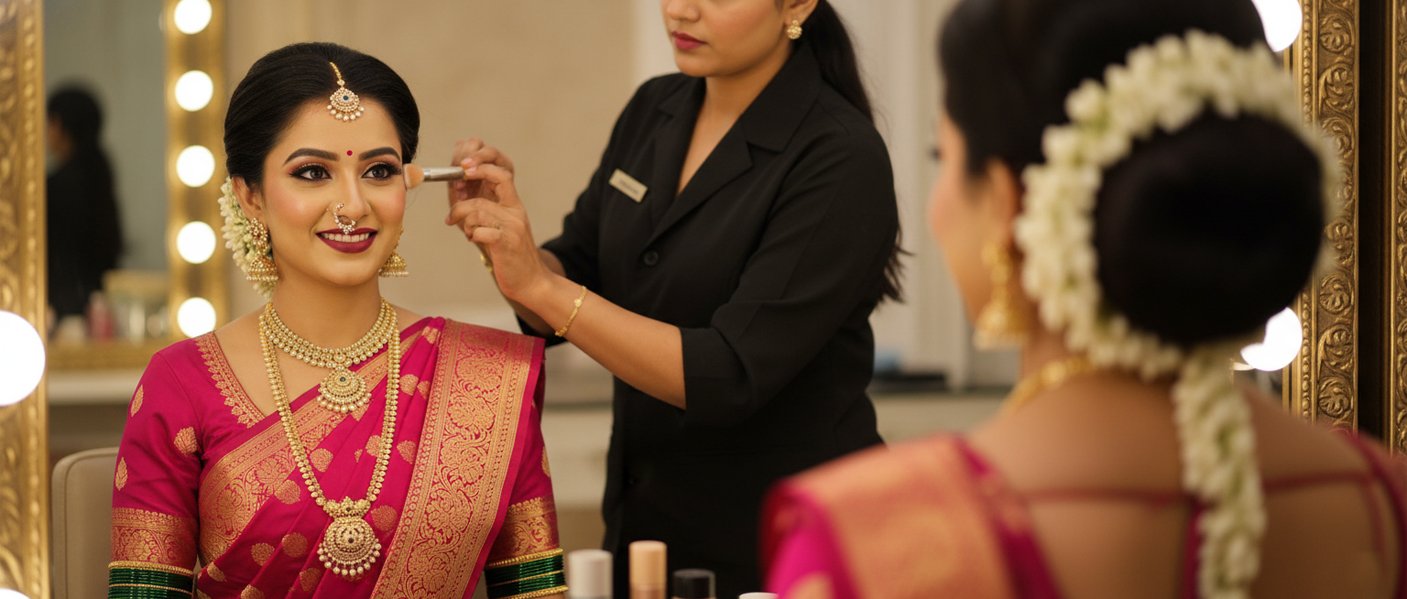 Professional Maharashtrian Bridal Makeup Artist in Mumbai