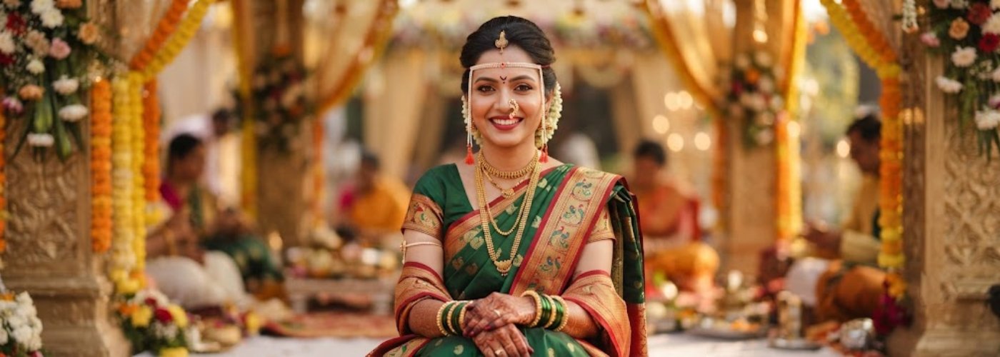 Maharashtrian bridal makeup