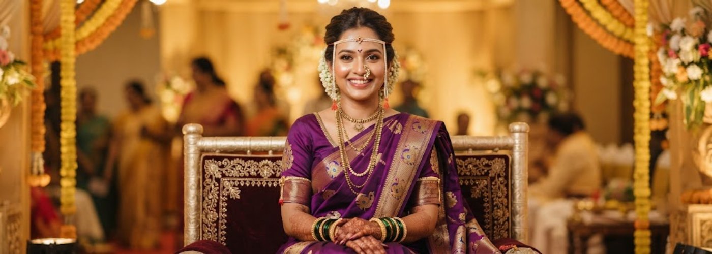 Maharashtrian bridal makeup