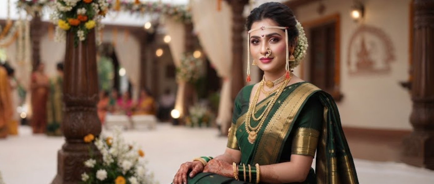Maharashtrian bridal makeup
