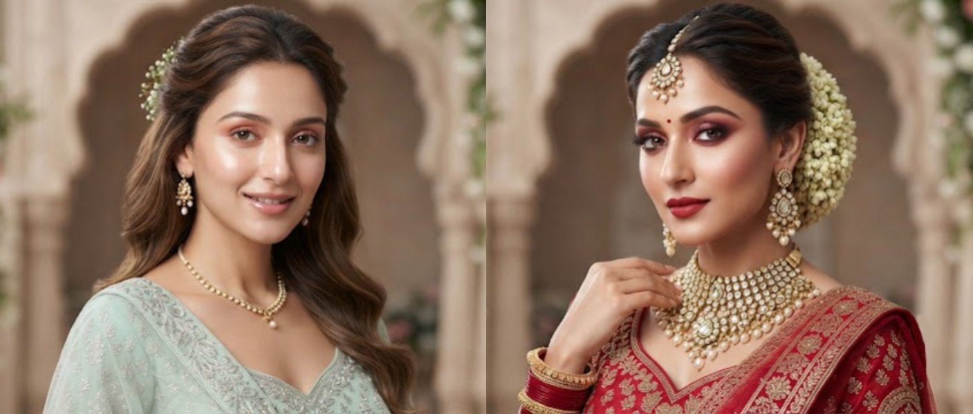 engagement makeup vs wedding makeup