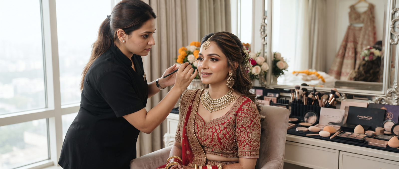 Bridal makeup artist in Worli