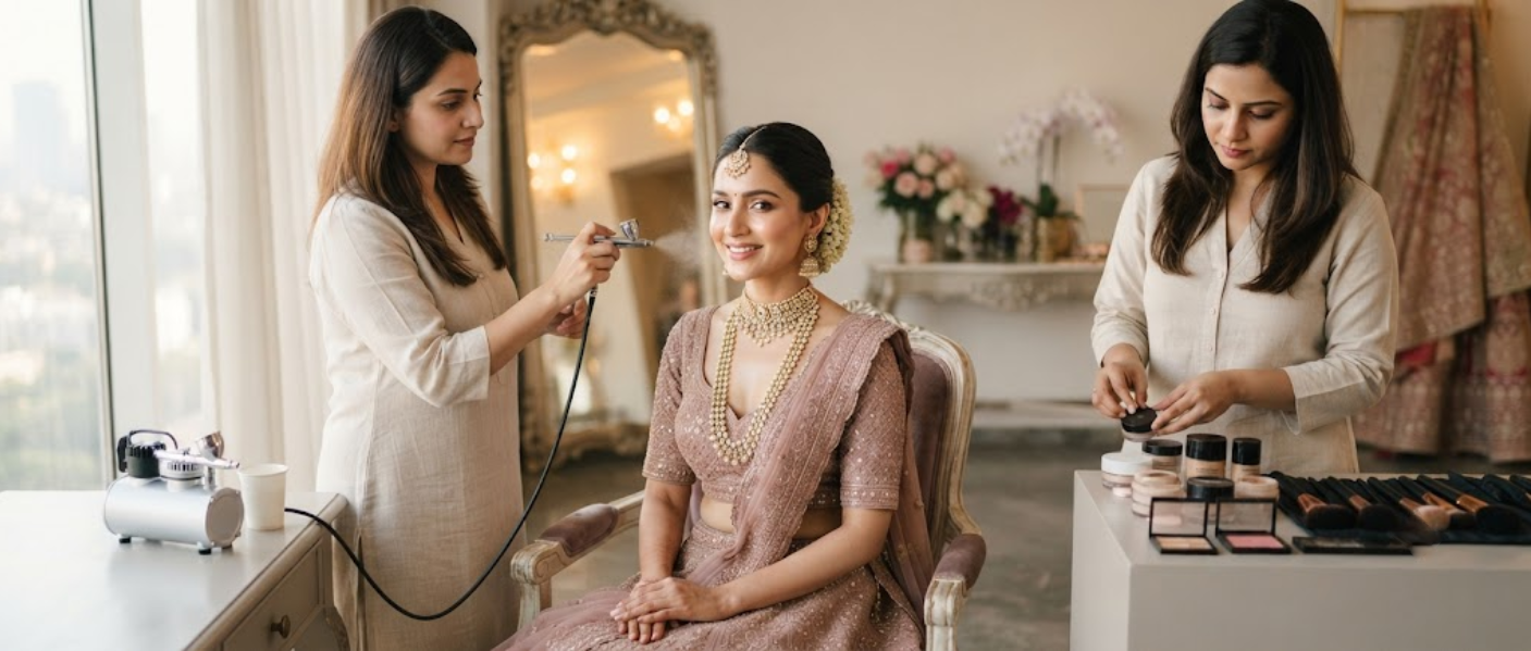 Airbrush vs HD Bridal Makeup in Mumbai: Which Makeup Style Is Right for You?