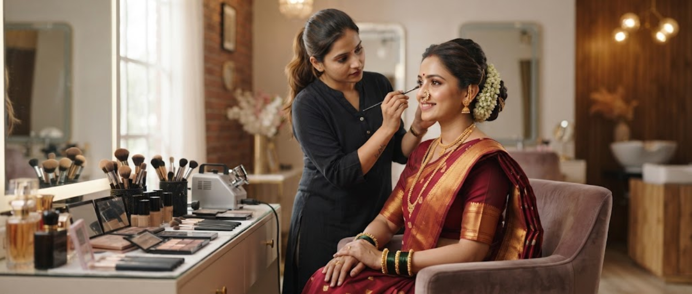 Makeup artist near Shivaji Park for weddings and events – Shades of Beauty by Asmita
