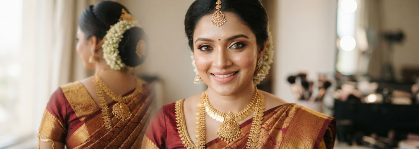 South Indian Bridal Makeup in Mumbai