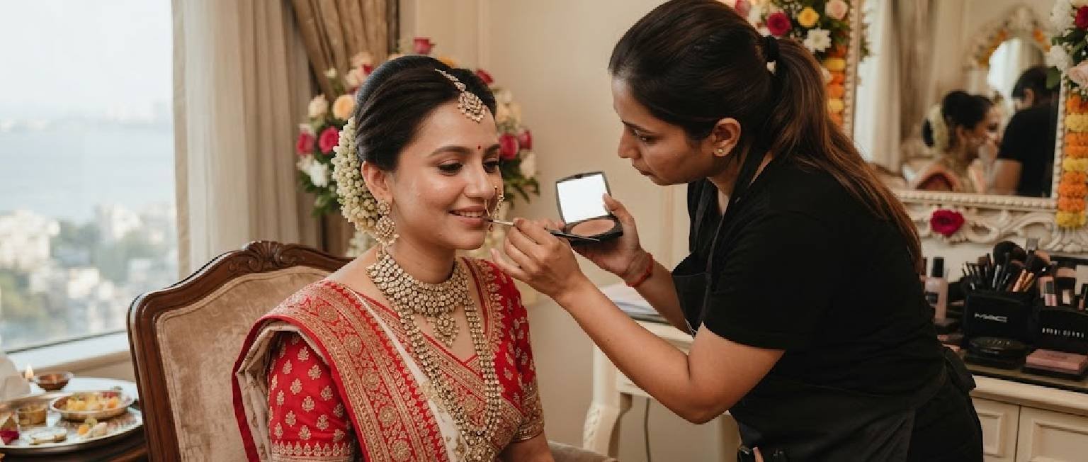 Gujarati Bridal Makeup in Mumbai